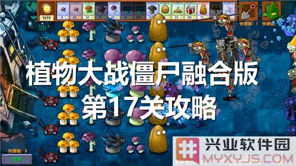 植物大战僵尸融合版第17关攻略，如何突破重围，取得胜利！