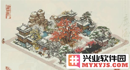 江南百景图白雪镇怎么布局