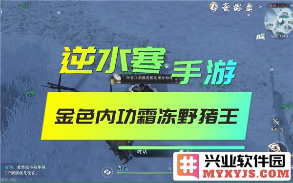 逆水寒手游之野猪王打法技巧：如何在激烈战斗中击败强敌