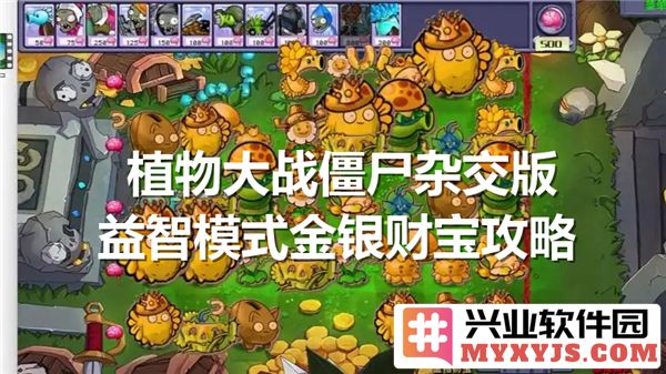 如何在植物大战僵尸杂交版益智模式中成功通过金银财宝关卡