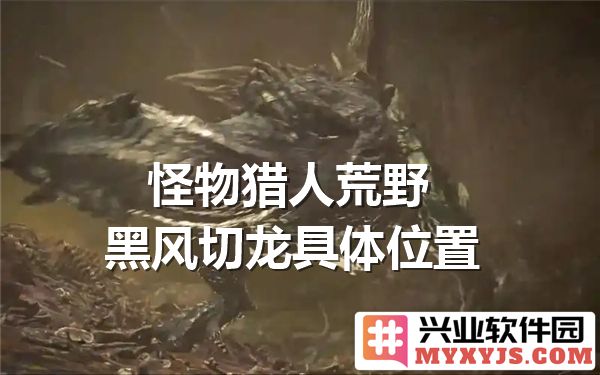 揭示怪物猎人荒野黑风切龙的神秘栖息地与环境生物探索之旅