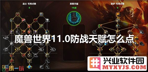 魔兽世界11.0版本防战天赋加点攻略详解，如何选择最佳天赋搭配