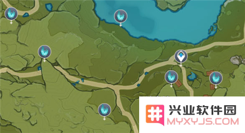 原神风神瞳位置固定吗