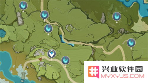 原神风神瞳位置固定吗