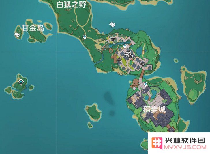 原神怎么开稻妻地图