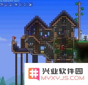泰拉瑞亚房子设计图 第十九套房子设计图