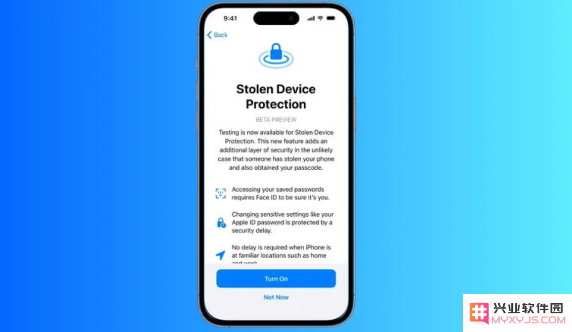 苹果 iOS 17.3 新增“失窃设备保护”功能，如何使用？