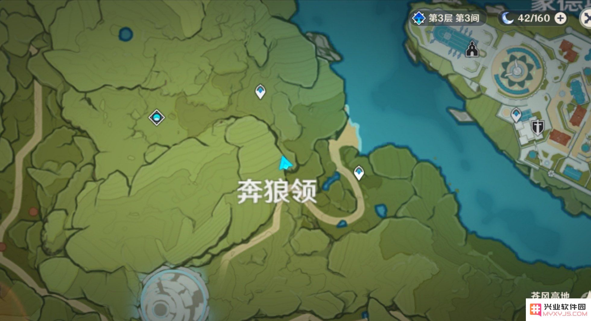 空莹酒店原神地图