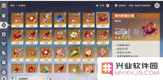 原神圣遗物攻击力百分比加成 原神圣遗物暴击率和暴击伤害分析