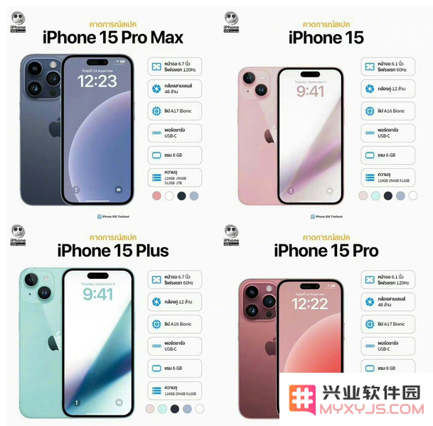iPhone 15价格、颜色、发布日期大汇总