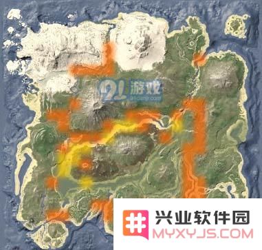 方舟生存进化水獭分布