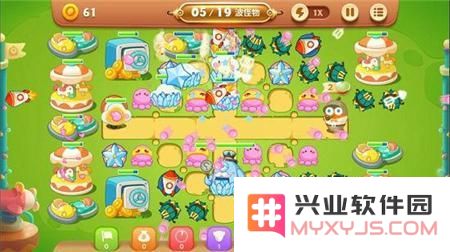 保卫萝卜3游乐场第40关金萝卜过关图文攻略