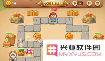 保卫萝卜3集市第31关金萝卜过关攻略