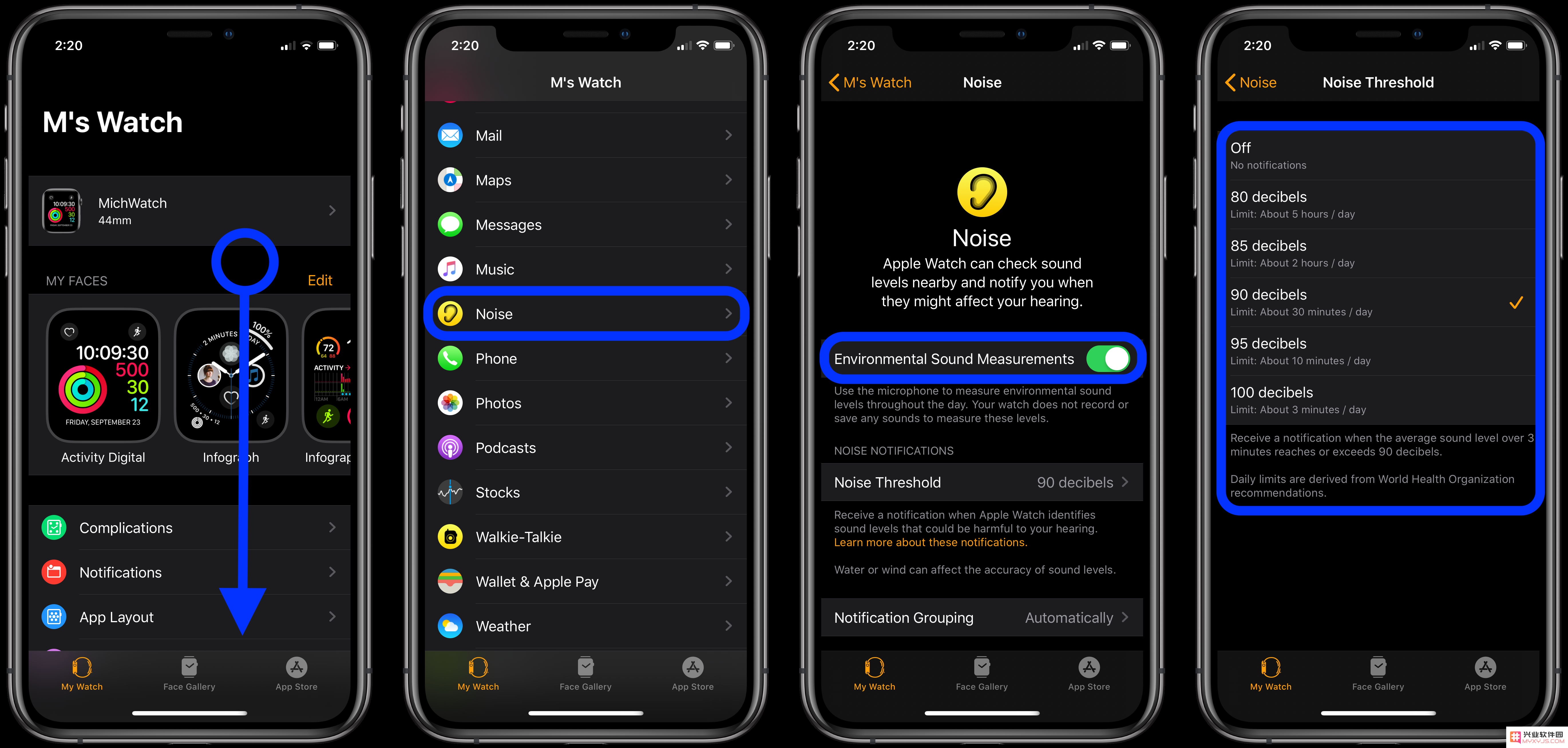 watchOS 6：Apple Watch上的噪音警报是什么？