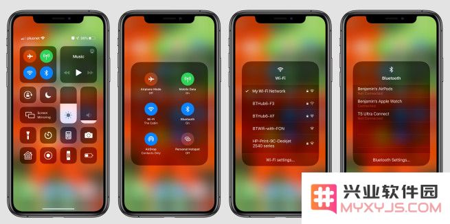 iOS 13 教程：如何在「控制中心」直接切换 Wi-Fi 网络和蓝牙设备？