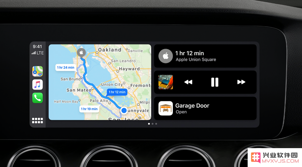 iOS 13 CarPlay 新体验：和 iPhone 一样支持暗色模式