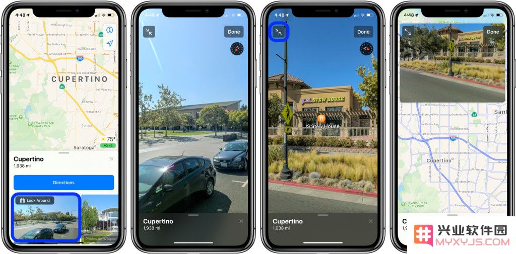 如何在 iOS 13 测试版的「地图」应用中查看苹果街景地图？