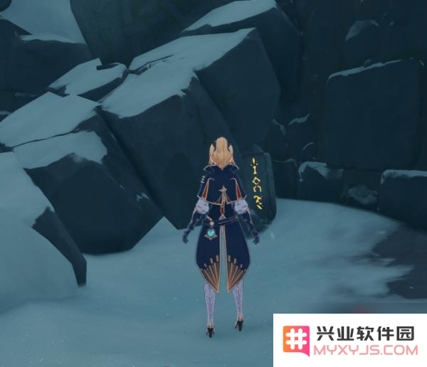 原神龙脊雪山石碑献花