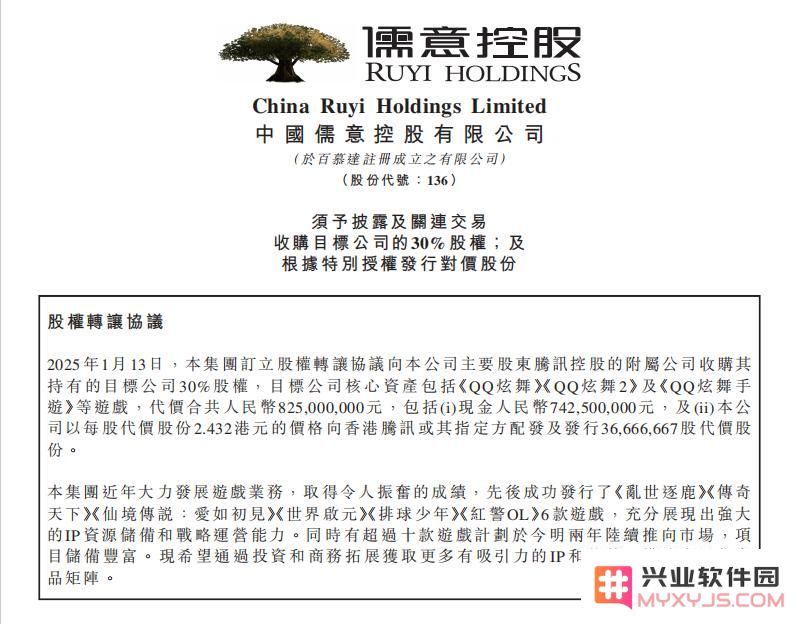 儒意8.25亿元收购《QQ炫舞》开发商永航科技30%股权，腾讯仍持股70%：游戏产业再掀波澜，未来走势如何？
