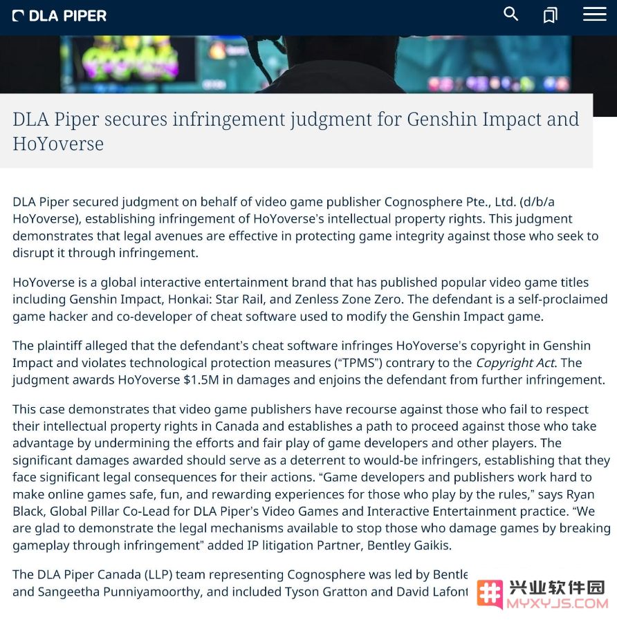 《原神》海外“反外挂”维权成功：米哈游获赔1000万元！：挑战游戏公平的时代！ 斗争的胜利之路！