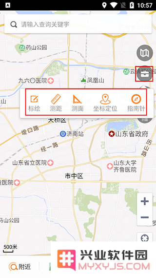天地图山东怎么使用教程