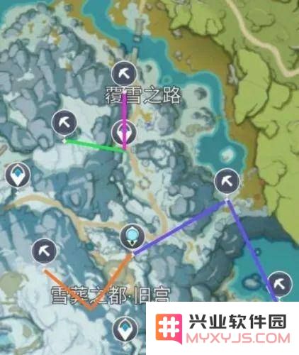 原神星银矿石富矿点分布图