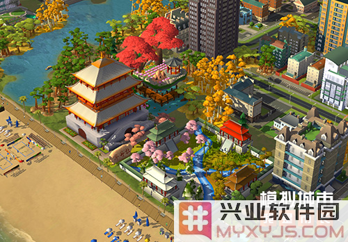 《模拟城市：我是市长》蟾桂映秋版本登陆苹果AppStore，秋风萦绕中建城梦