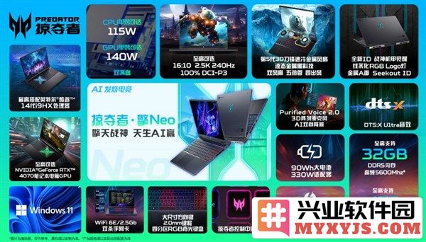 掠夺者·擎Neo 2024款重磅上市！宏碁游戏有AI更热AI，极致体验无与伦比