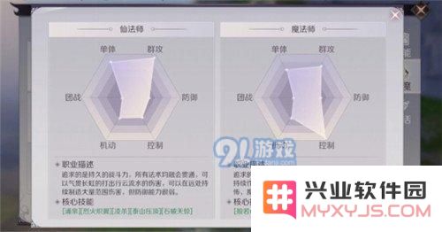 完美世界手游法师仙魔技能