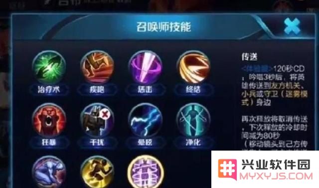 召唤师技能表 召唤师技能表