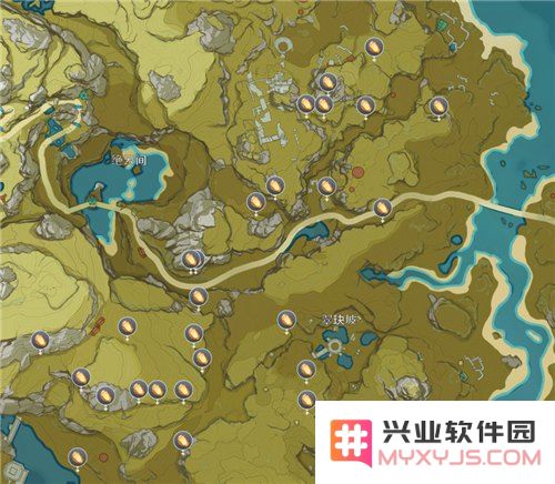 原神石珀分布图高清