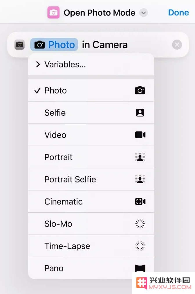 苹果iPhone相机有哪些模式？如何通过捷径启用相机模式？