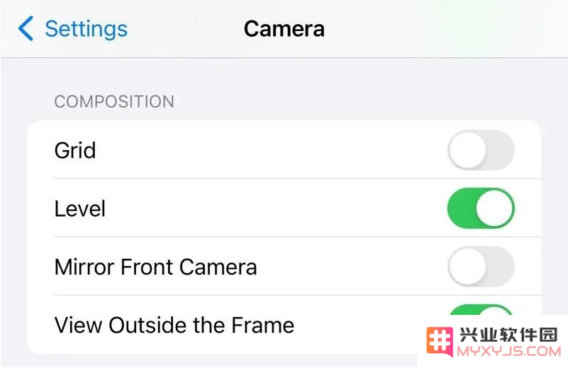 iOS 17 相机“水平”辅助线怎么用？