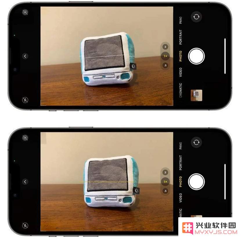 iOS 17 相机“水平”辅助线怎么用？