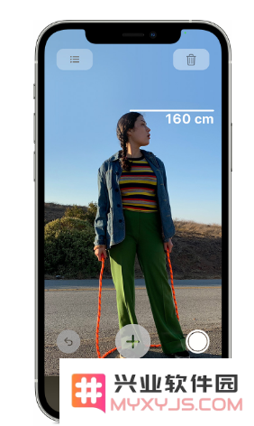 如何使用iPhone 14测距仪测量身高？
