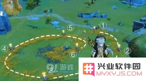 原神归离原六根石柱解谜攻略详解 六个石柱解密顺序攻略分享
