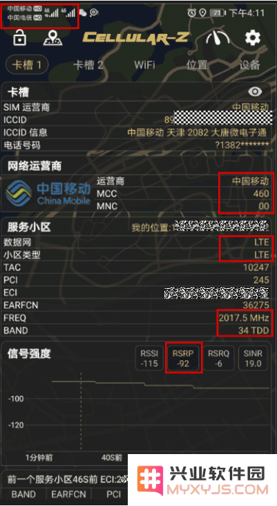 cellularz参数解读