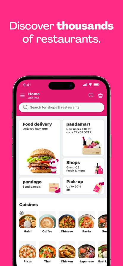 马来西亚foodpanda软件 v25.4.1 安卓版 1