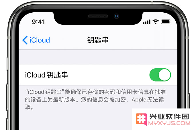 在启用 iPhone 的 iCloud 钥匙串后会保存哪些类型的信息和数据？