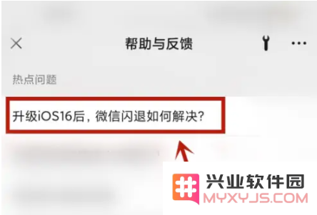 升级iOS 16.0.2后微信闪退解决办法