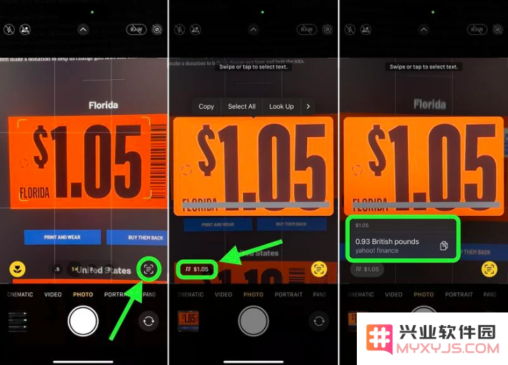 掌握 iOS 16 的妙招：利用 iPhone 相机中的实时文本功能轻松实现汇率转换