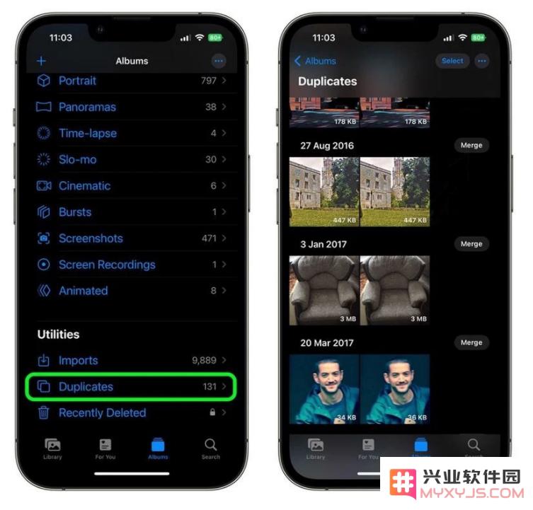 iOS 16 照片应用升级：简化重复照片和视频的识别与清理工作