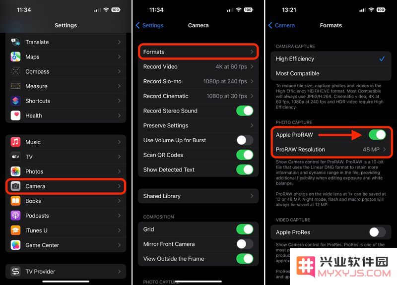 如何在 iPhone 14 Pro 系列机型中拍摄 4800 万像素的照片？