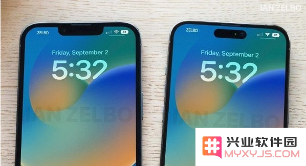 比较iPhone 14 Pro与iPhone 13 Pro前面设计，哪个外观更为吸引人？