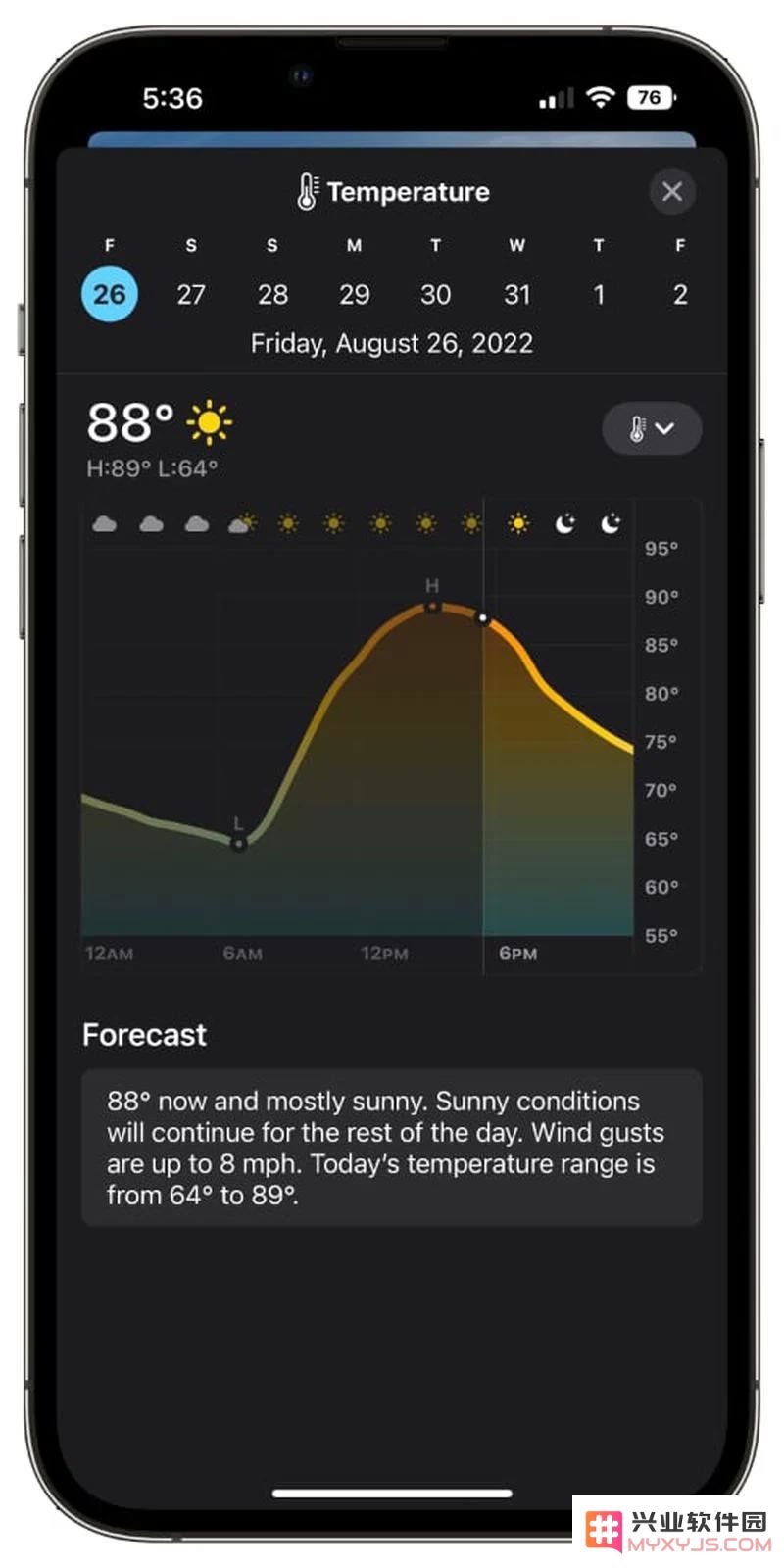 iOS 16的天气应用有哪些新功能？