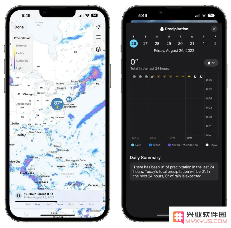 iOS 16的天气应用有哪些新功能？