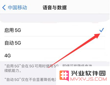 iPhone手机4G网络怎么设置成5G网络？
