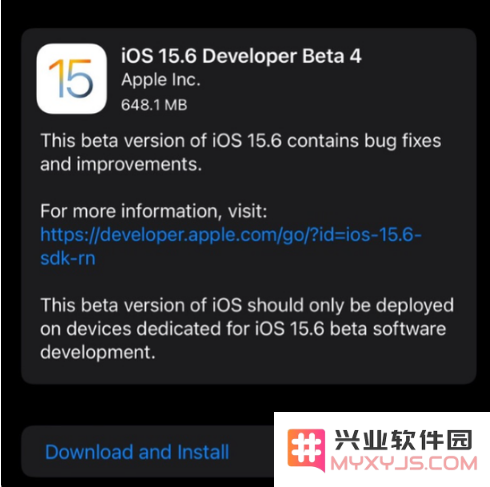 iOS15.6 Beta 4更新内容及升级方法
