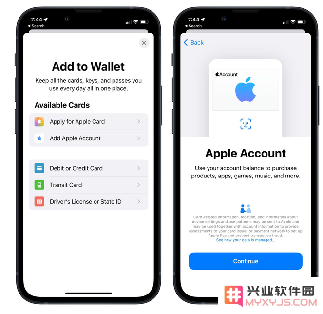如何在iOS 15.5的钱包App中顺利添加你的Apple账户步骤解析