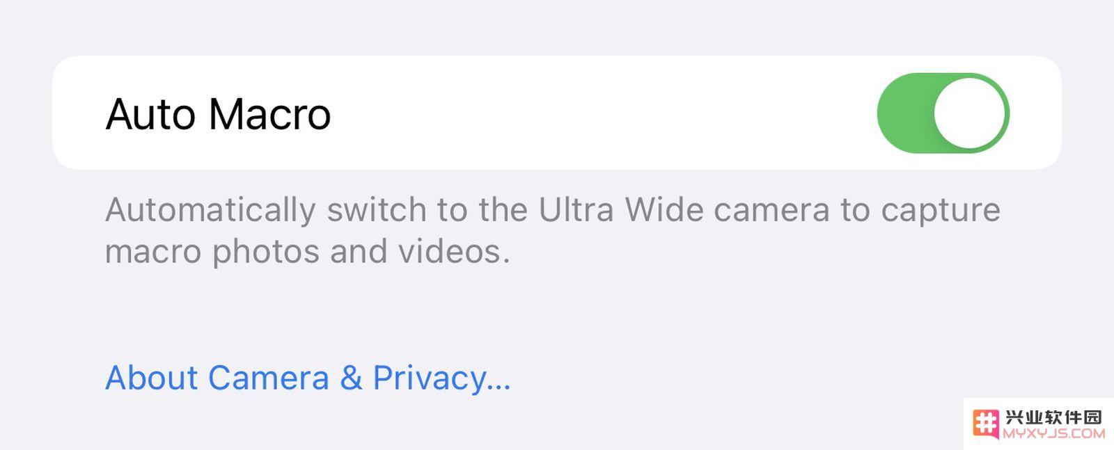 iOS 15.1 新功能汇总：支持 ProRes 格式、新增微距模式开关
